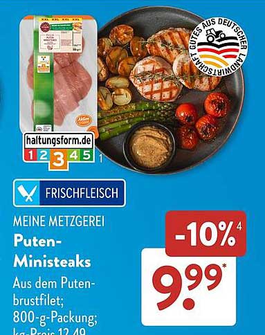 Puten-Mini-steaks