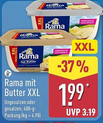 Rama mit Butter XXL
