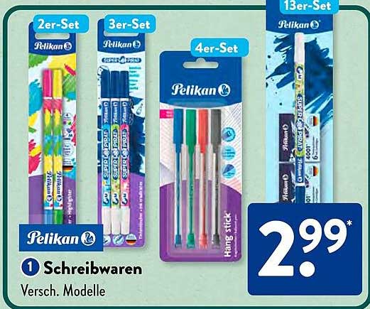 Schreibwaren Versch. Modelle