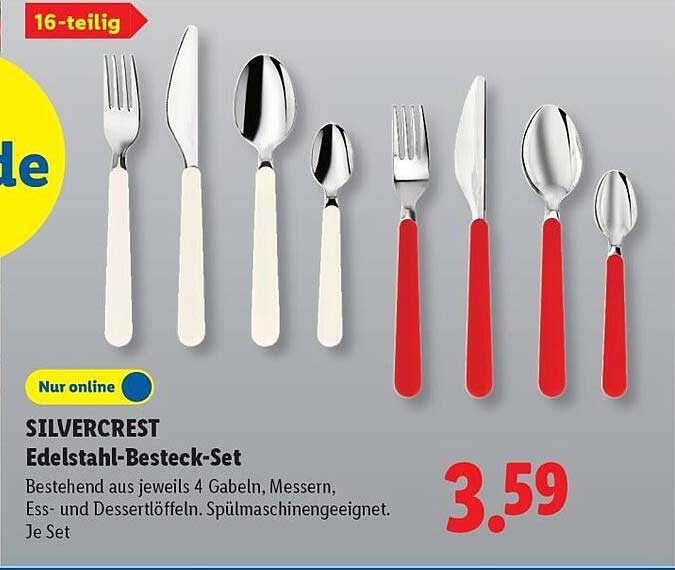 SILVERCREST Edelstahl-Besteck-Set