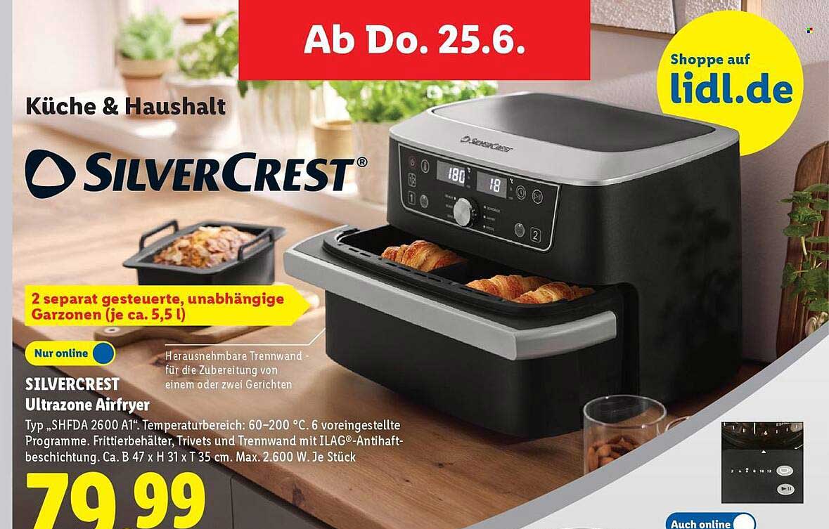 SILVERCREST Ultrazone Airfryer