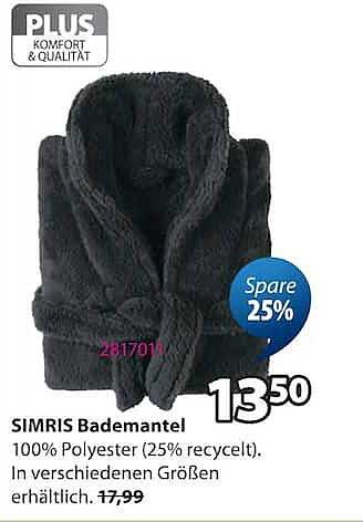 SIMRIS Bademantel
