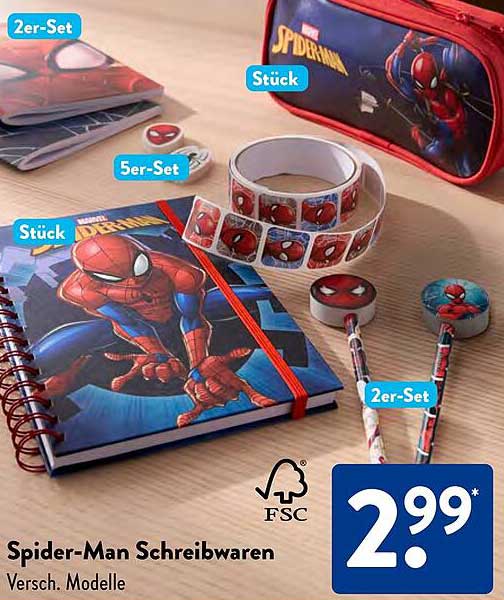 Spider-Man Schreibwaren