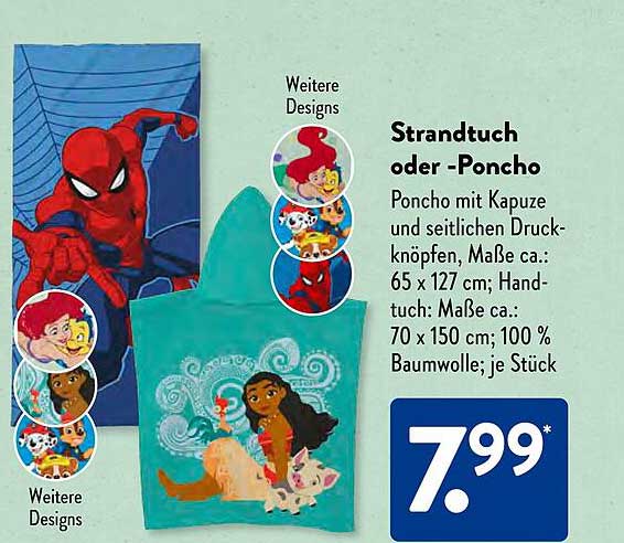 Strandtuch oder -Poncho
