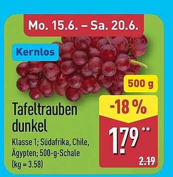 Tafeltrauben dunkel