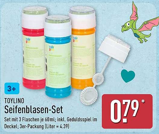 TOYLINO Seifenblasen-Set