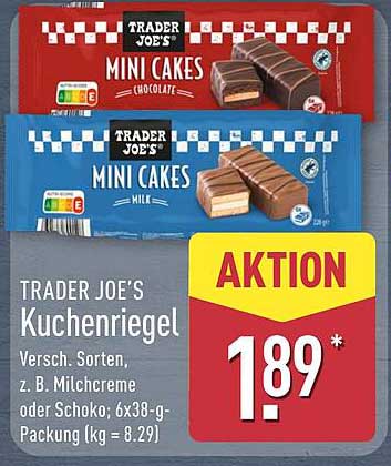 TRADER JOE'S Kuchenriegel