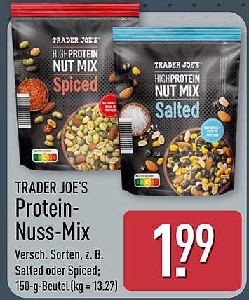 TRADER JOE’S Protein-Nuss-Mix