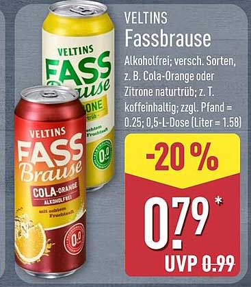 VELTINS Fassbrause
