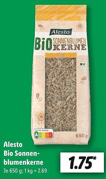 Alesto Bio Sonnenblumenkerne 650 g