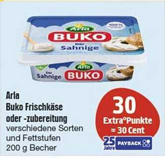 Arla Buko Frischkäse oder -zubereitung 200 g Becher