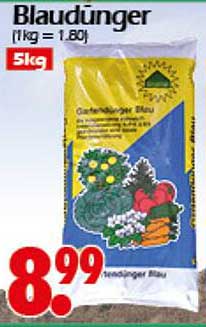 Blaudünger 5 kg für gesunde Pflanzen