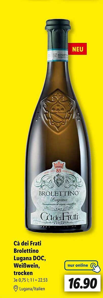 Cà dei Frati Brolettino Lugana DOC, Weißwein, trocken