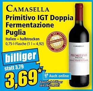 Camasella Primitivo IGT Doppia Fermentazione Puglia