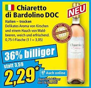 Chiaretto di Bardolino DOC - Neu