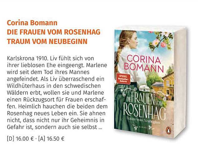 Corina Bomann - Die Frauen vom Rosenhag: Traum vom Neubeginn