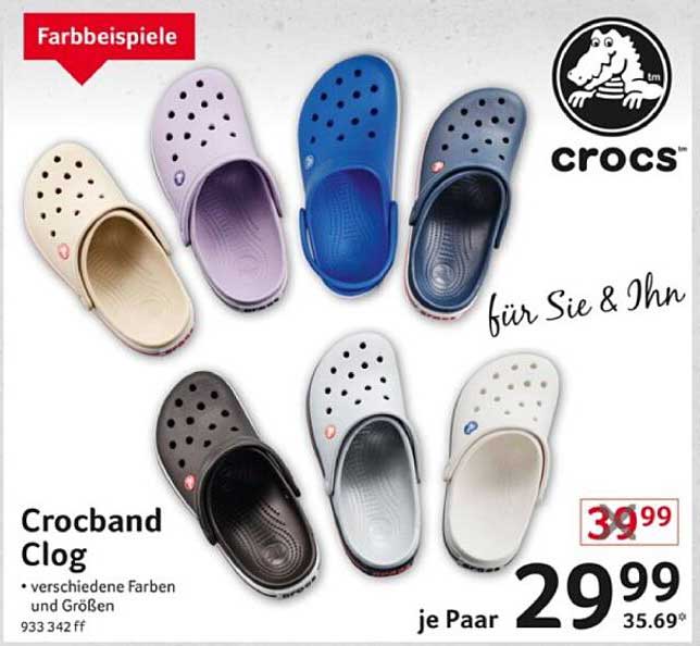 Crocband Clog für Sie & Ihn – verschiedene Farben und Größen