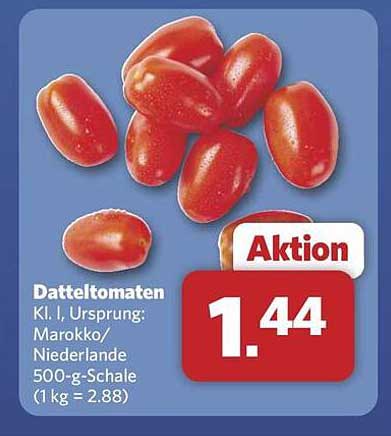 Datteltomaten 500-g-Schale - Aktion