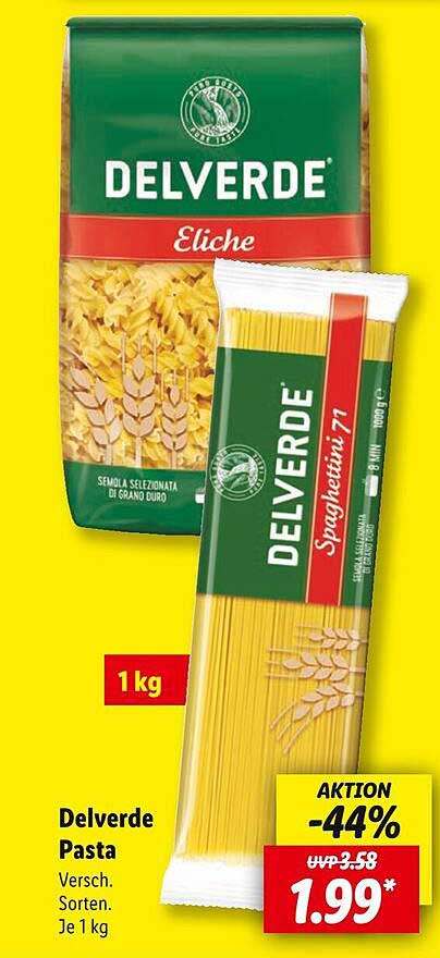 Delverde Pasta 1 kg - Verschiedene Sorten