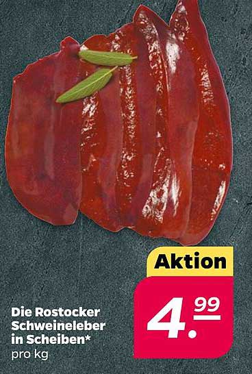 Die Rostocker Schweineleber in Scheiben