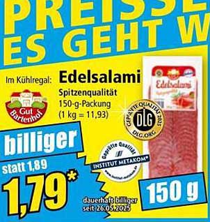 Edel-Salami 150 g - Spitzenqualität zum Sparpreis!