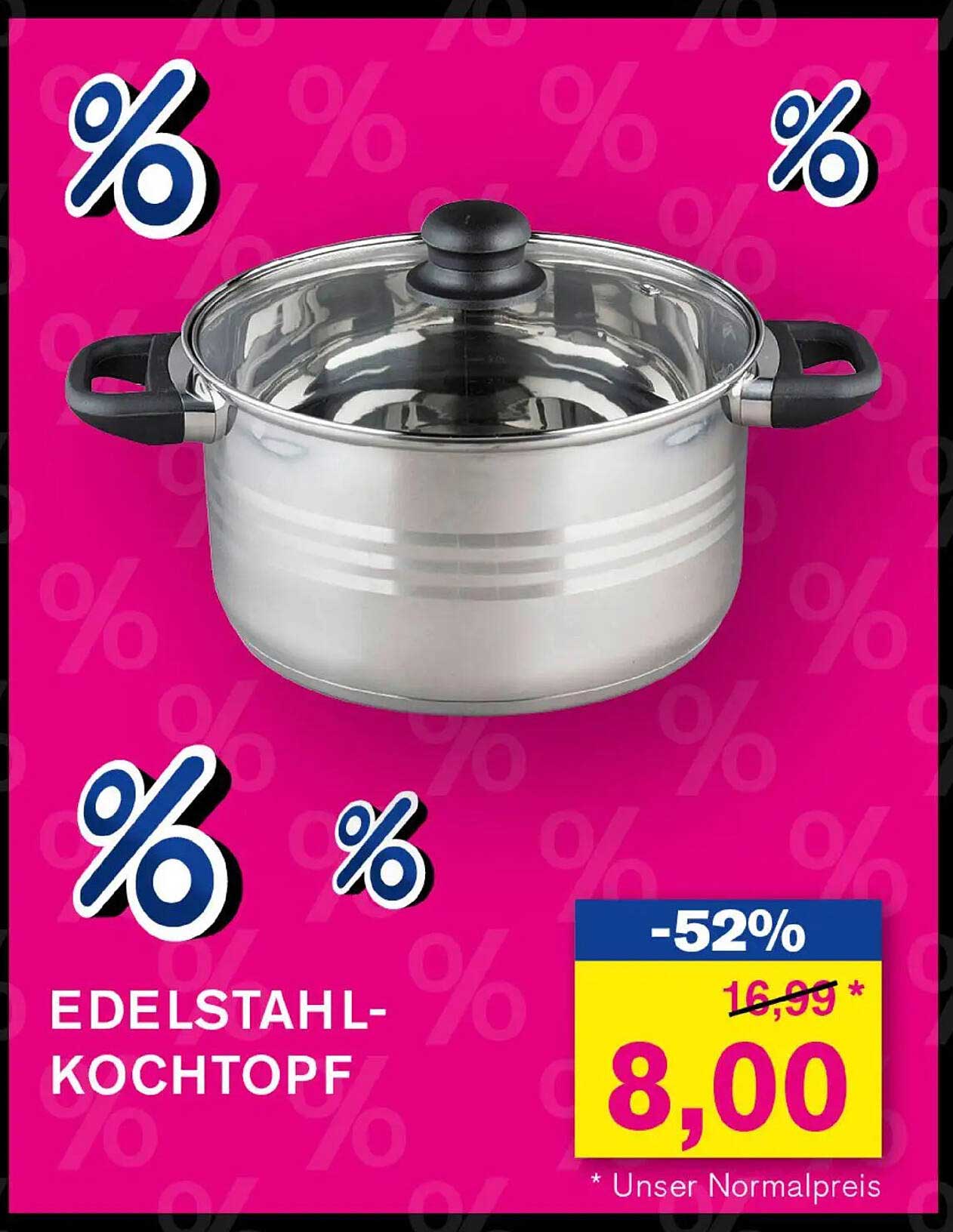 EDELSTAHL-KOCHTOPF