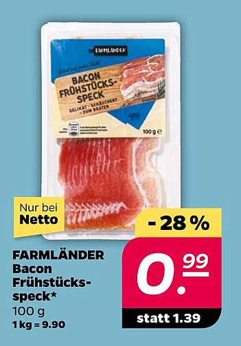 FARMLÄNDER Bacon Frühstücksspeck