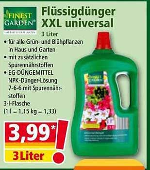 Flüssigdünger XXL universal 3 Liter