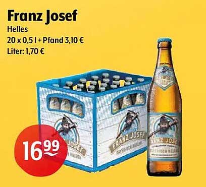 Franz Josef Helles - 20 x 0,5 l Kasten