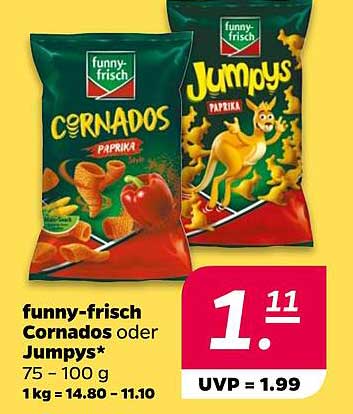 funny-frisch Cornados oder Jumpys 75 - 100 g