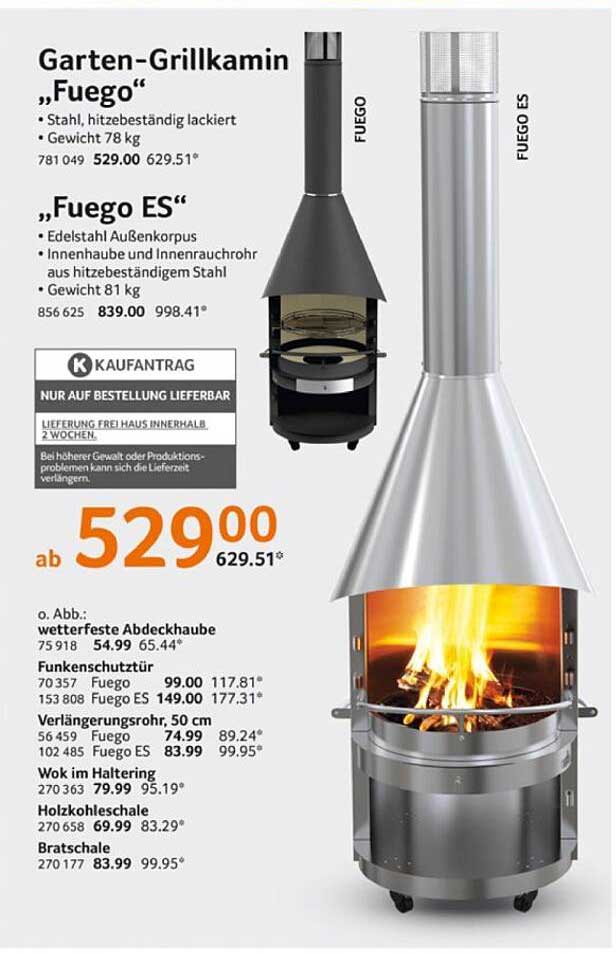 Garten-Grillkamin „Fuego“
