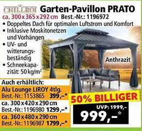 Garten-Pavillon PRATO