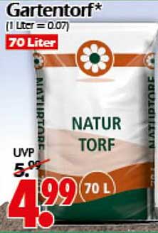 Gartentorf 70 Liter - Natur Torf