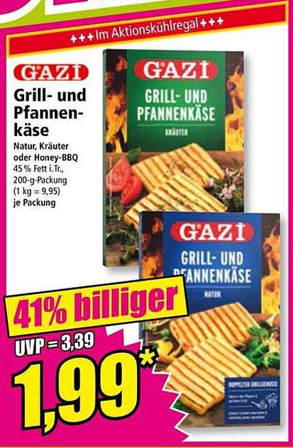 Gazi Grill- und Pfannenkäse - 200 g Packung