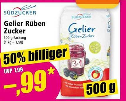 Gelier Rüben Zucker