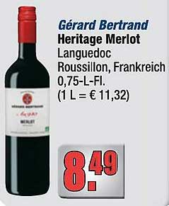 Gérard Bertrand Heritage Merlot