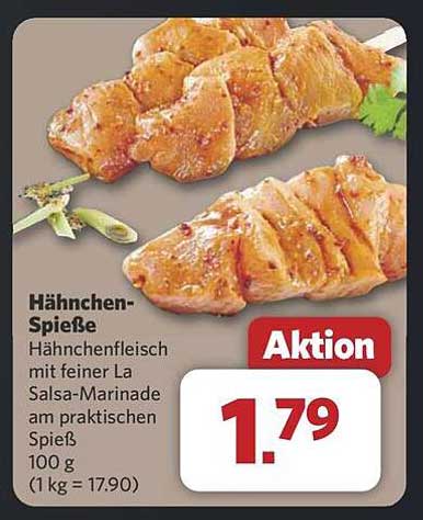 Hähnchen-Spieße mit feiner La Salsa-Marinade