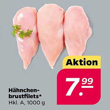 Hähnchenbrustfilets HKL. A, 1000 g