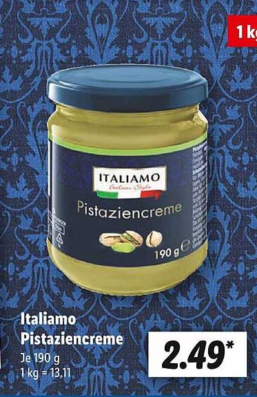 ITALIAMO Pistaziencreme 190 g
