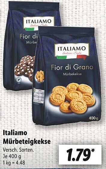 ITALIANO Mürbeteigkekse 400 g