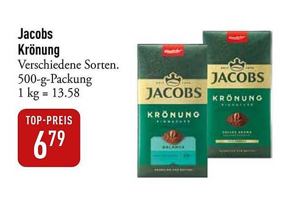 Jacobs Krönung Verschiedene Sorten - 500-g-Packung