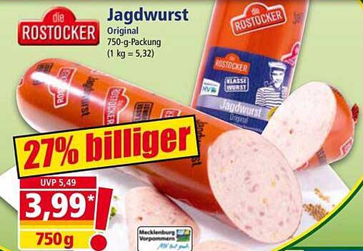 Jagdwurst Original 750-g-Packung