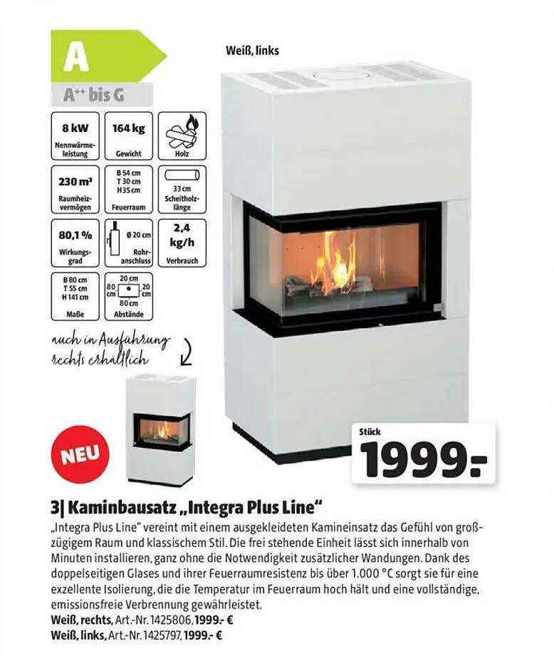 Kaminbausatz „Integra Plus Line“