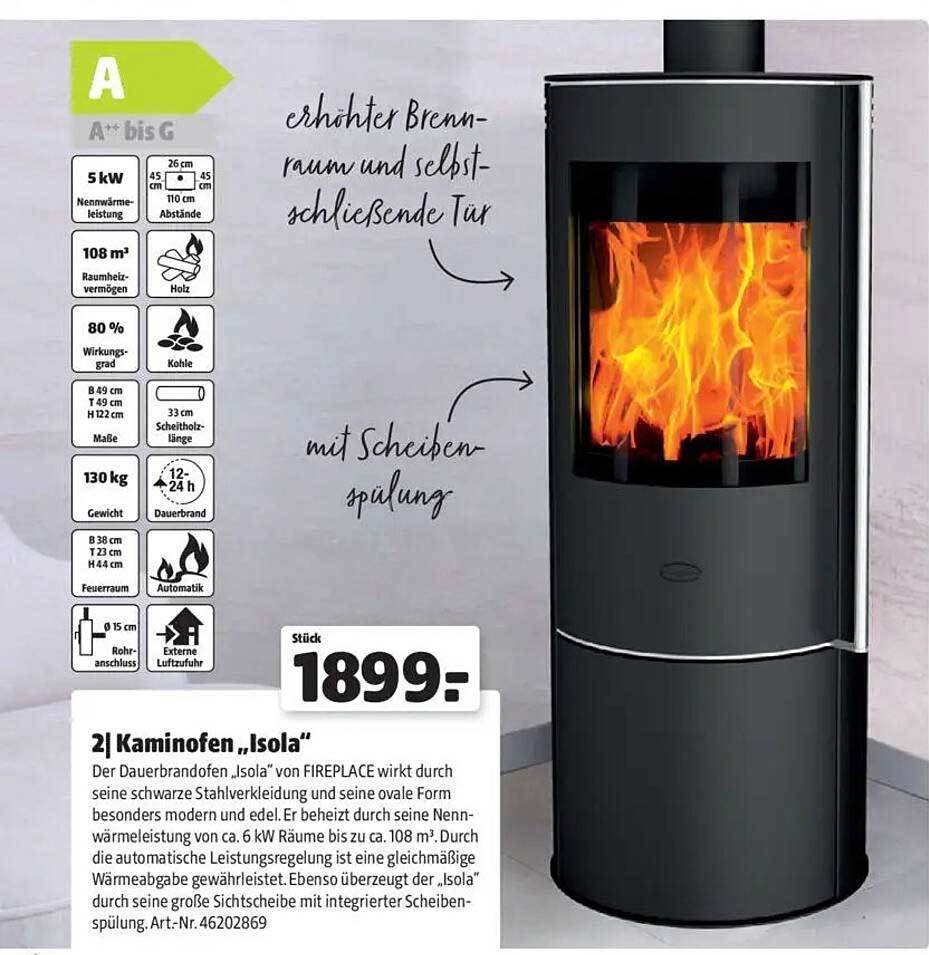 Kaminofen „Isola“ von FIREPLACE