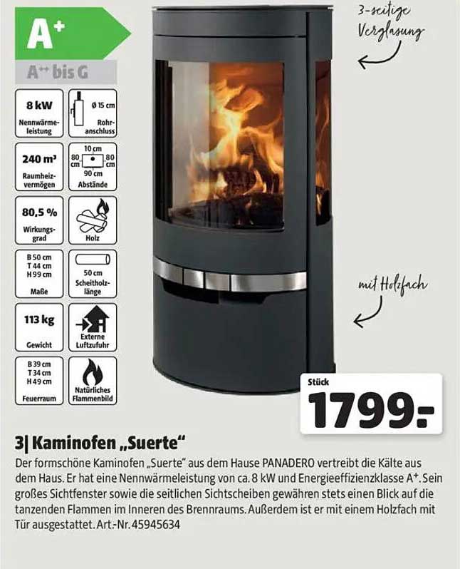 Kaminofen „Suertes“