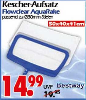 Kescher-Aufsatz Flowclear AquaRake