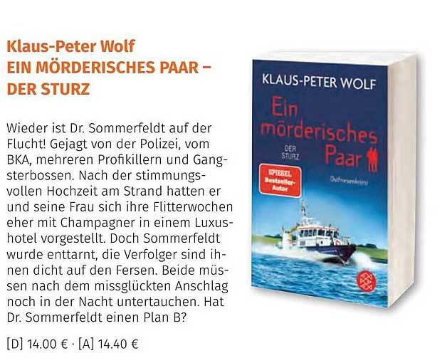 Klaus-Peter Wolf - Ein mörderisches Paar – Der Sturz