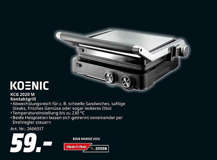 KOENIC KCG 2020 M Kontaktgrill