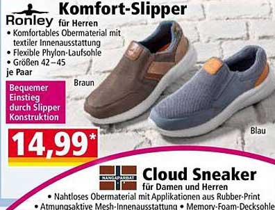 Komfort-Slipper für Herren von Ronley
