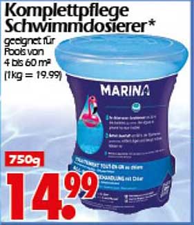 Komplettpflege Schwimmdosierer* geeignet für Pools von 4 bis 60 m²
